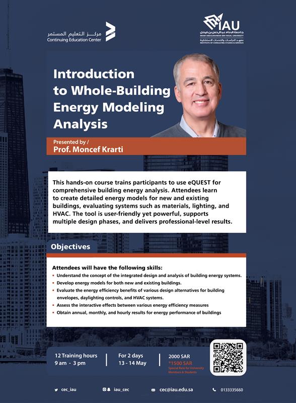 Introduction to Whole‑Building Energy Modeling Analysis